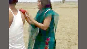 Desi lover caught in the act of cross-dressing