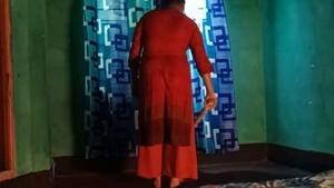 Flashing dick in my house servant