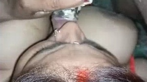 Young Desi Woman Creamy Blowjob