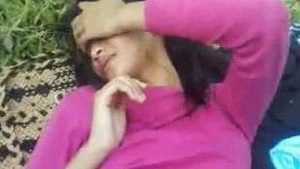 Outdoor sex with a young and horny college girl