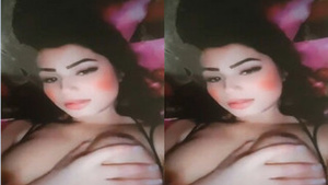 Pakistani Babe with Big Breasts on Camera