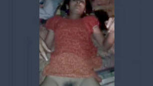 Indian girl indulges in self-pleasure with a black lover