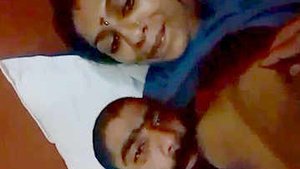 Desi couple indulges in boob sucking and fucking