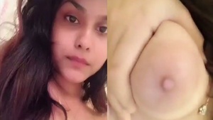 Adorable Bengali girl strips down in this nude video
