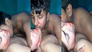 Bengali Babe moans in pleasure from a hard cock in MMS video