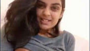 So cute cutie plays with the most beautiful smile showing her amazing body and wild side