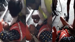 Desi construction worker engages in free sex with his partner