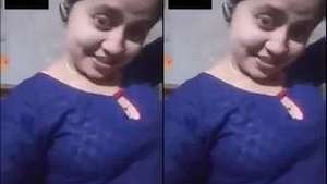 Video Call with a Bangladeshi Girl: Her Breasts and Genitalia