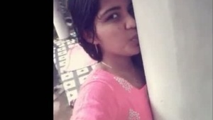 A charming teenage girl teases her boyfriend with a steamy bath selfie