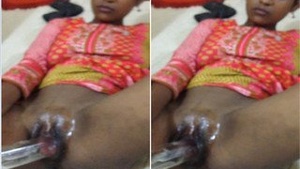 Desi Girl with Light: A Sensual Delight