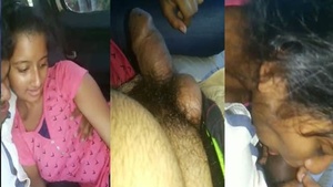 Intense car sex with young Indian lovers