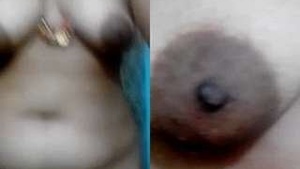 Exclusive Telugu video of Bhabha bathing with her husband