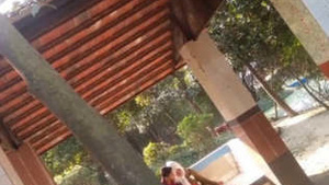 Desi College Lovers Outdoor Romance