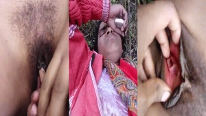 Dehatis outdoor masturbation session in a sensual video