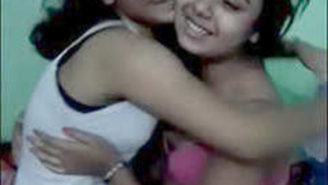 Desi girl with big tits gets naked in the bathroom