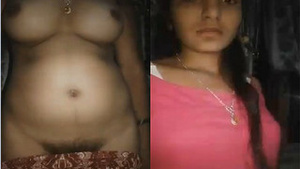 Desi Babe Teases with Her Big Breasts and Pussy