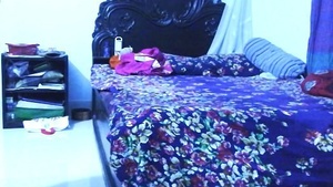 Sex at home with sexy student girlfriend