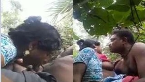Desi Couples Sensual Outdoor Encounter