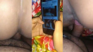 Telugu housewife gets naughty while watching blue films