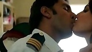 A beautiful Indian woman enjoys pleasure.