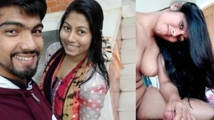 Hot couple fucking mms all over