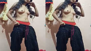 Part 2: Adorable Desi girl strips and gives a mind-blowing blowjob in exchange for money