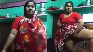 Bangladeshi wife with a big ass flaunts her intimate parts