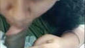 Mallu girl gives a sensual blowjob in the car