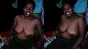 Exclusive Video: Mallus Wife Teases with Her Large Breasts