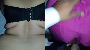 Desi wife moans in pleasure while getting pounded in doggy style