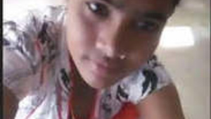 Super pretty girl takes naked selfies with her lover, showing off her big tits and small shaved pussy