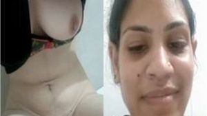 Amateur Indian Girl Teases with Her Big Boobs and Pussy