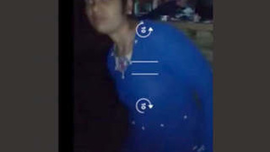Young girl gets ready for a wild ride with her partner