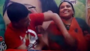 desi couple fun in the cafe