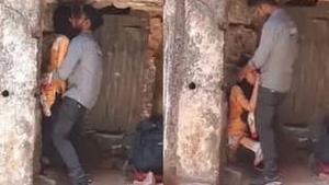 Desi couple caught fucking outside secretly captured