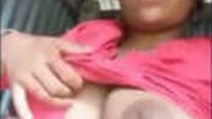 Hot village girl flaunts her round and awsome big breasts