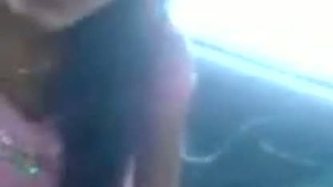 Desi college student gets naughty in his car with a guy
