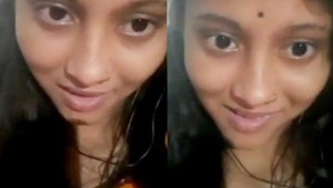 Cute DESI GF showing her big tits in video call