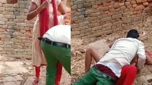 Desi lover outdoors caught fucking time