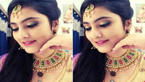 Desi Girl Gets Her Face Covered in Cum After Giving a Blowjob