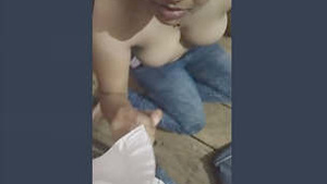 Cute indian girl giving Handjob