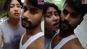 Indian cutie in the mood for porn but boyfriend is too persistent