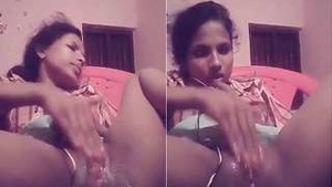 Exclusive Indian Porn: Horny Tamil Girl Fingering Herself