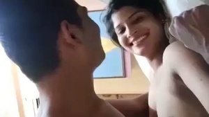 Pretty girl fucking with moaning