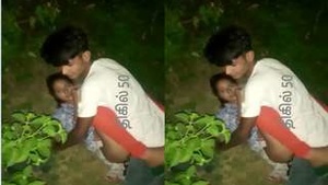 Desi Lover Gets Naughty Behind the Door