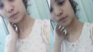 Beautiful Paki Girl Showing Her Unshaved Breasts