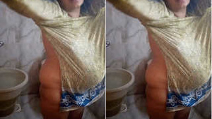Pakistani Wifes Exclusive Bath Time with Her Husband