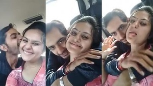 Indian Babe XXX Romance with Ex Boyfriend in Car