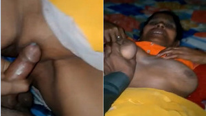 Exclusive Porn Video: Desi Auntie Fucks Young Guy in the Village