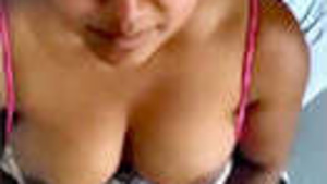 Busty Kerala wife gives a hot blowjob to her lover